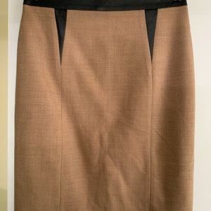 Club Monaco Claudette Camel Pencil Skirt
